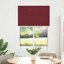 vidaXL pliszírozott redőny Bordeaux piros 100x100 cm szövetszélesség