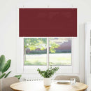 vidaXL pliszírozott redőny Bordeaux piros 120x100 cm szövetszélesség
