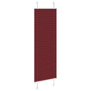 vidaXL pliszírozott redőny Bordeaux piros 45x150 cm Szövetszélesség