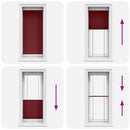vidaXL pliszírozott redőny Bordeaux piros 60x150 cm Szövetszélesség
