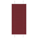 vidaXL pliszírozott redőny Bordeaux piros 65x150 cm szövetszélesség