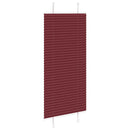 vidaXL pliszírozott redőny Bordeaux piros 65x150 cm szövetszélesség