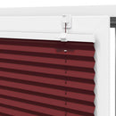 vidaXL pliszírozott redőny Bordeaux piros 65x150 cm szövetszélesség