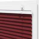 vidaXL pliszírozott redőny Bordeaux piros 65x150 cm szövetszélesség