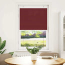 vidaXL pliszírozott redőny Bordeaux piros 70x150 cm szövetszélesség