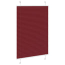 vidaXL pliszírozott redőny Bordeaux piros 90x150 cm szövetszélesség