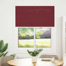 vidaXL pliszírozott redőny Bordeaux piros 110x150 cm szövetszélesség