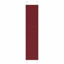 vidaXL pliszírozott redőny Bordeaux piros 40x200 cm szövetszélesség