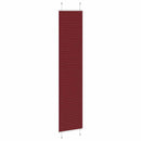 vidaXL pliszírozott redőny Bordeaux piros 40x200 cm szövetszélesség