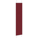 vidaXL pliszírozott redőny Bordeaux piros 45x200 cm Szövetszélesség
