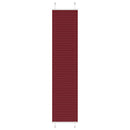 vidaXL pliszírozott redőny Bordeaux piros 50x200 cm szövetszélesség