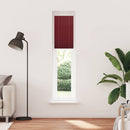 vidaXL pliszírozott redőny Bordeaux piros 50x200 cm szövetszélesség