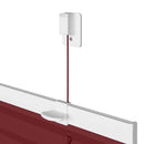 vidaXL pliszírozott redőny Bordeaux piros 55x200 cm szövetszélesség