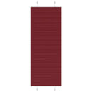 vidaXL pliszírozott redőny Bordeaux piros 70x200 cm szövetszélesség