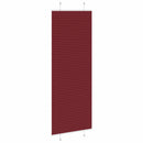 vidaXL pliszírozott redőny Bordeaux piros 75x200 cm Szövetszélesség