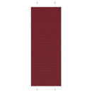 vidaXL pliszírozott redőny Bordeaux piros 80x200 cm szövetszélesség
