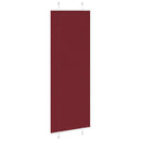 vidaXL pliszírozott redőny Bordeaux piros 80x200 cm szövetszélesség