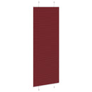vidaXL pliszírozott redőny Bordeaux piros 80x200 cm szövetszélesség