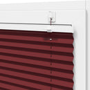 vidaXL pliszírozott redőny Bordeaux piros 80x200 cm szövetszélesség
