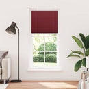 vidaXL pliszírozott vak Bordeaux piros 85x200 cm szövetszélesség