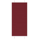 vidaXL pliszírozott redőny Bordeaux piros 90x200 cm szövetszélesség