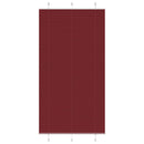 vidaXL pliszírozott redőny Bordeaux piros 105x200 cm szövetszélesség