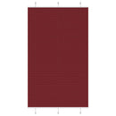 vidaXL pliszírozott redőny Bordeaux piros 115x200 cm Szövetszélesség