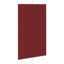 vidaXL pliszírozott redőny Bordeaux piros 115x200 cm Szövetszélesség