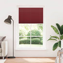 vidaXL pliszírozott redőny Bordeaux piros 120x200 cm szövetszélesség