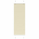 vidaXL pliszírozott redőny krém 45x100 cm szövetszélesség 44,4 cm