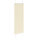 vidaXL pliszírozott redőny krém 45x100 cm szövetszélesség 44,4 cm