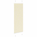 vidaXL pliszírozott redőny krém 45x100 cm szövetszélesség 44,4 cm