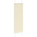 vidaXL pliszírozott redőny krém 50x100 cm szövetszélesség 49,4 cm