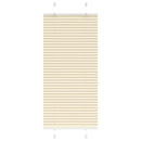 vidaXL pliszírozott redőny krém 55x100 cm szövetszélesség 54,4 cm