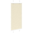 vidaXL pliszírozott redőny krém 65x100 cm szövetszélesség 64,4 cm