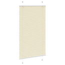 vidaXL pliszírozott redőny krém 75x100 cm szövetszélesség 74,4 cm