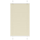 vidaXL pliszírozott redőny krém 80x100 cm szövetszélesség 79,4 cm