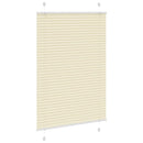 vidaXL pliszírozott redőny krém 100x100 cm szövetszélesség 99,4 cm