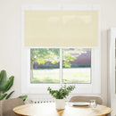 vidaXL pliszírozott redőny krém 120x100 cm szövetszélesség 119,4 cm