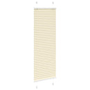 vidaXL pliszírozott redőny krém 45x150 cm szövetszélesség 44,4 cm