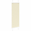 vidaXL pliszírozott redőny krém 50x150 cm szövetszélesség 49,4 cm