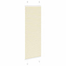 vidaXL pliszírozott redőny krém 50x150 cm szövetszélesség 49,4 cm
