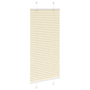 vidaXL pliszírozott redőny krém 55x150 cm szövetszélesség 54,4 cm