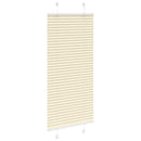 vidaXL pliszírozott redőny krém 60x150 cm szövetszélesség 59,4 cm