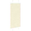 vidaXL pliszírozott redőny krém 60x150 cm szövetszélesség 59,4 cm