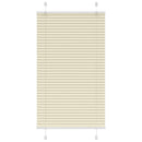 vidaXL pliszírozott redőny krém 70x150 cm szövetszélesség 69,4 cm