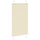 vidaXL pliszírozott redőny krém 70x150 cm szövetszélesség 69,4 cm