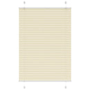 vidaXL pliszírozott redőny krém 85x150 cm szövetszélesség 84,4 cm