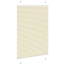 vidaXL pliszírozott redőny krém 90x150 cm szövetszélesség 89,4 cm