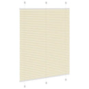 vidaXL pliszírozott redőny krém 105x150 cm Szövetszélesség 104,4 cm